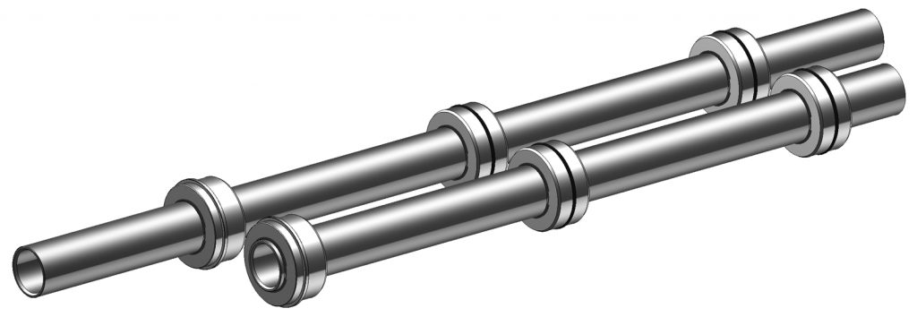 Figure: Extended liner in direction of the bar feeder